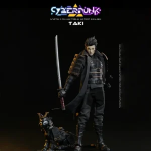 17cm Vtoys Vsd010 Cyberpunk Samurai Taki Collectible Full Set with Accessories Movable Action Figure