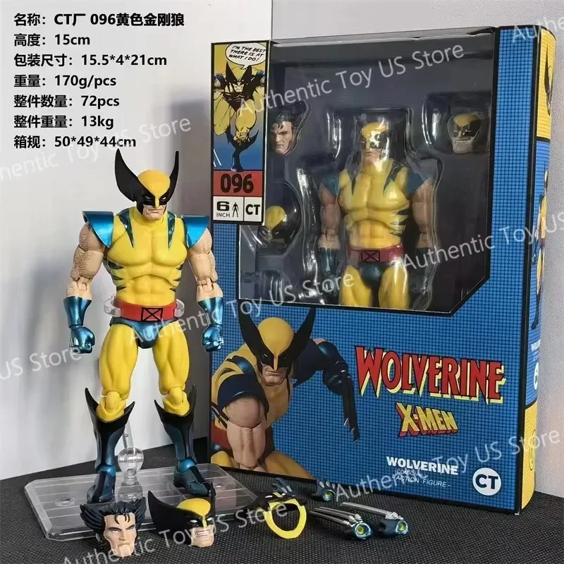 Ct Wolverine Deadpool Mafex 096 138 X Men Comic Version Collectible Figure — view 8