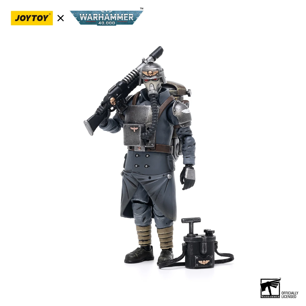 JOYTOY Warhammer 40K1/18 Astra Militarum Death Korps of Krieg Veteran Squad Model Action Figure — view 2