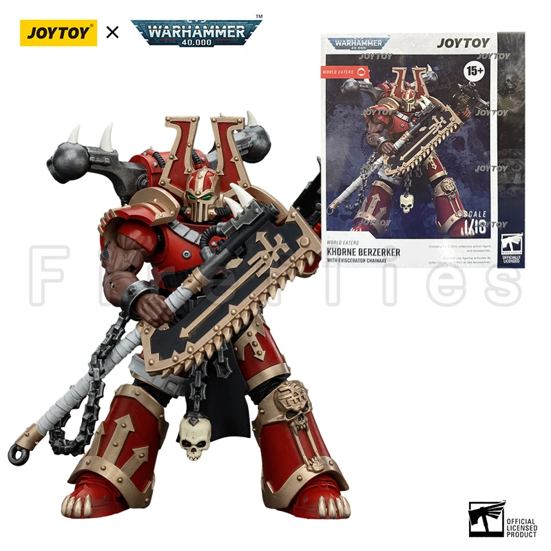 1/18 JOYTOY 40K World Eaters Khorne Berzerker Anime Model Action Figure — view 13
