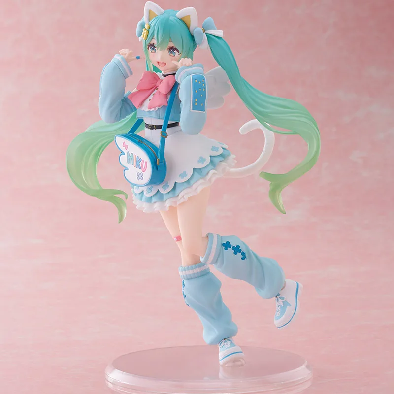 TAiTO Hatsune Miku Fashion Fancy ~Cat Eat Ver.~ PVC 18CM Anime Action Figure — view 2