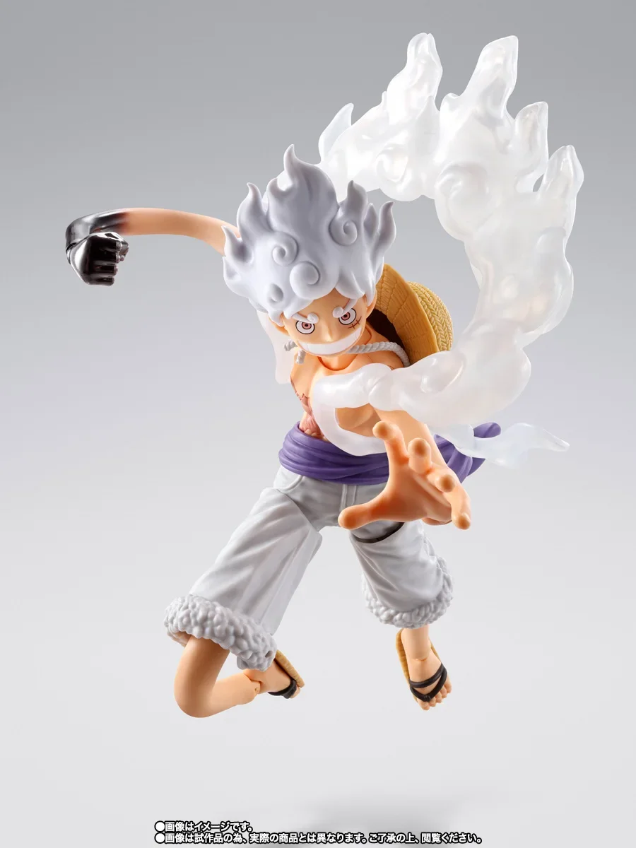 In StockOriginal BANDAI One Piece S.H.Figuarts Monkey D. Luffy Gear 5 Action Figure — view 2