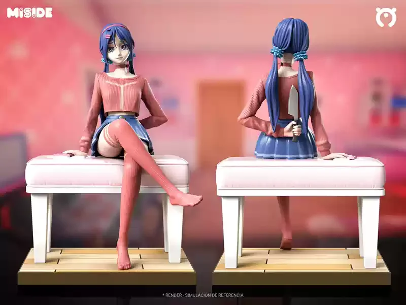 Style Miside 1 Game Peripheral Derivatives Mita Beautiful Girl Sexy Desktop Collectible Figure — view 8