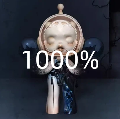 Tcv Popmart Mega Α Skullpanda 1000% 400% Guo Pei Alternate Universe Collectible Figure — view 8