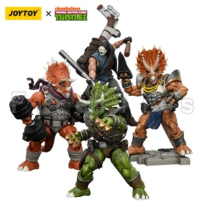 1/18 JOYTOY Turtles-Captain Zorax Adjutant Zork Triceraton Infantryman Casey Jone Anime Action Figure