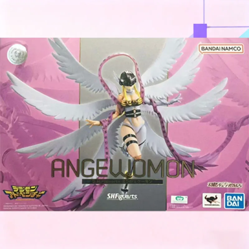 BANDAI Box S.H.Figuarts Digimon ANGEWOMON OMEGAMON BEST SELECTION Model Action Figure — view 8