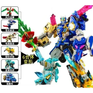 6 in 1 Glory Alliance 5 Transform Combined Robot Shapeshifting League the Action Figure