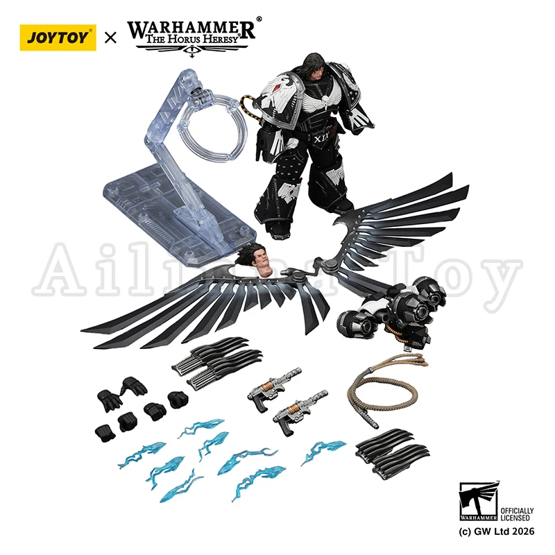 JOYTOY 1/18 the Horus Heresy Raven Guard Corvus Corax, Primarch of the Action Figure — view 4