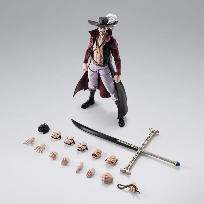 Bandai One Piece S.H.Figuarts Dracule Mihawk Oka Shichibukai Action Figure — view 6