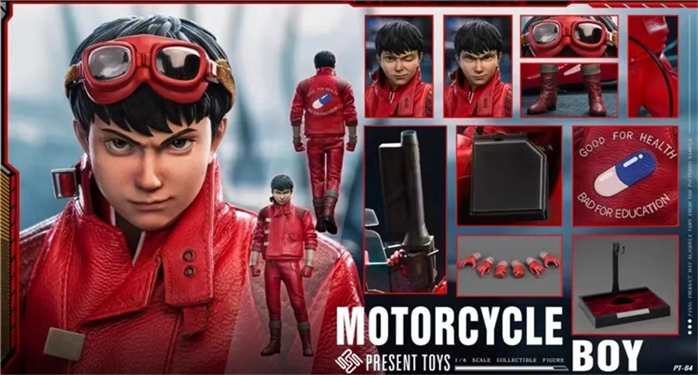 PRESENT PT-sp64 Young Boy Guy Motor Full Set Moveable Model Collect About Action Figure — view 6