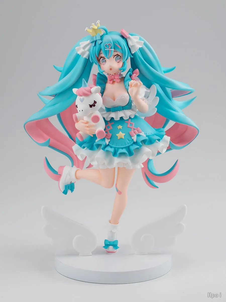 FuRyu TENITOL Piapro Hatsune Miku Fantasy Princess/Lavender Color Model Collectible Figure — view 2