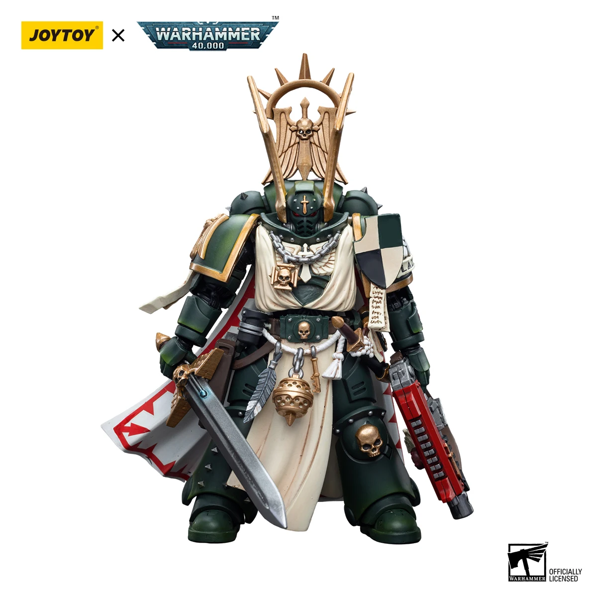 JOYTOY Warhammer 40k 1/18 Anime 12cm Dark Angels Master Lazarus with Action Figure — view 7