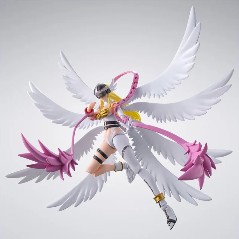 BANDAI Box S.H.Figuarts Digimon ANGEWOMON OMEGAMON BEST SELECTION Model Action Figure — view 5