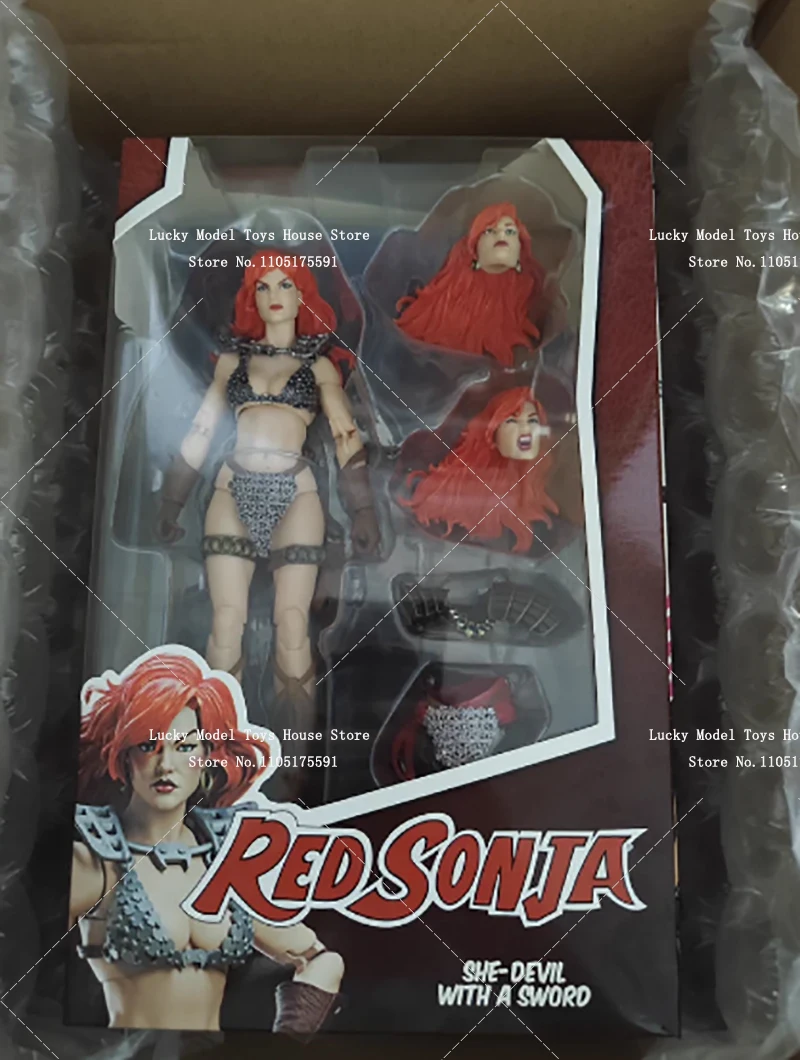1/12 Scale Collectible Red Hair Sonja Movable Joint Body Design 6inch BOSS Action Figure — view 7