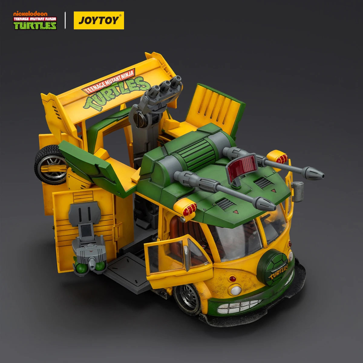 HIPLAY JOYTOY Classic Anime Style Turtle Van Car Model Fit TMNT Action Figure — view 4