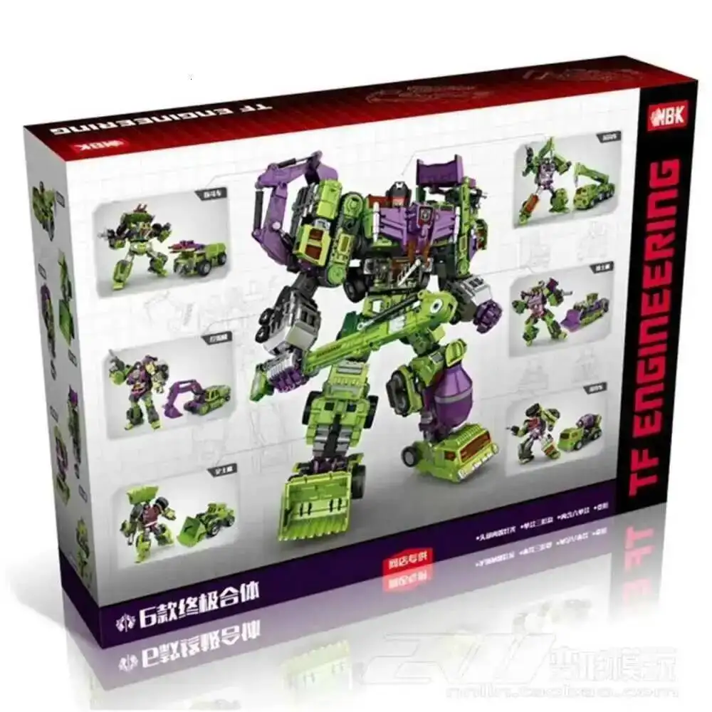 NBK Devastator G1 Transformation Combiner Movie Model KO JINBAO Deformation Car Robot Action Figure — view 6
