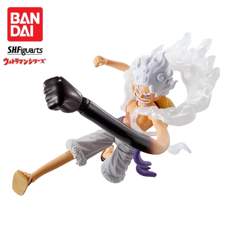 Bandai S.h.f Monkey D Luffy Gear5 Future Island Eggheao Anime Finished Model Action Figure — view 4