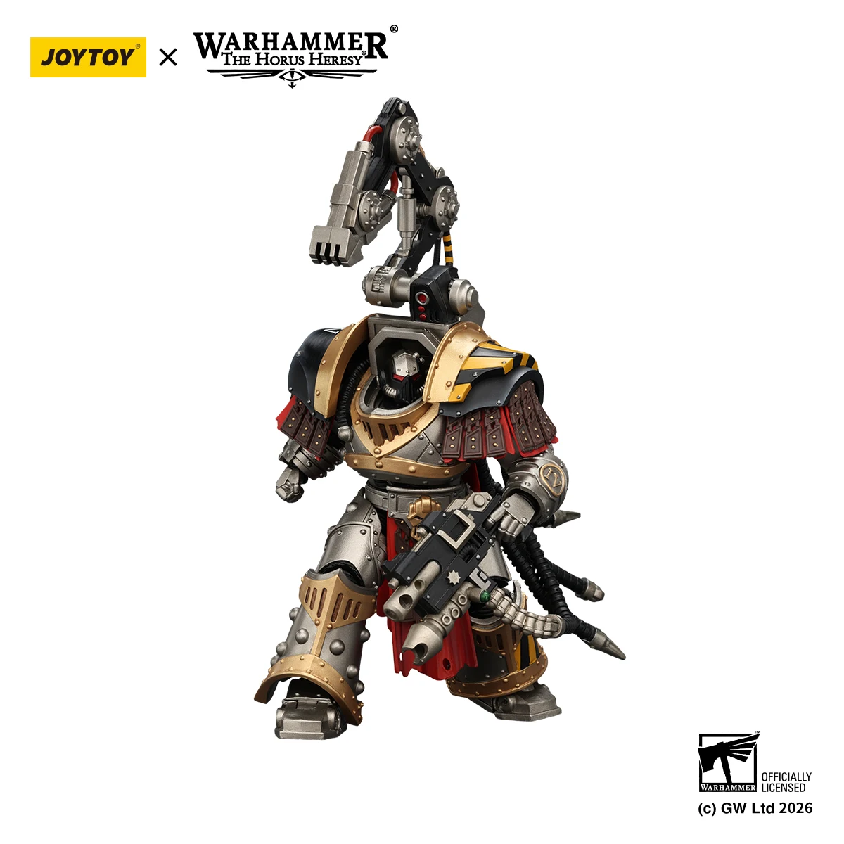 JOYTOY Warhammer 40K 1/18 Iron Warriors Warsmithwith Graviton Crusher Hammer Figures Action Figure — view 4