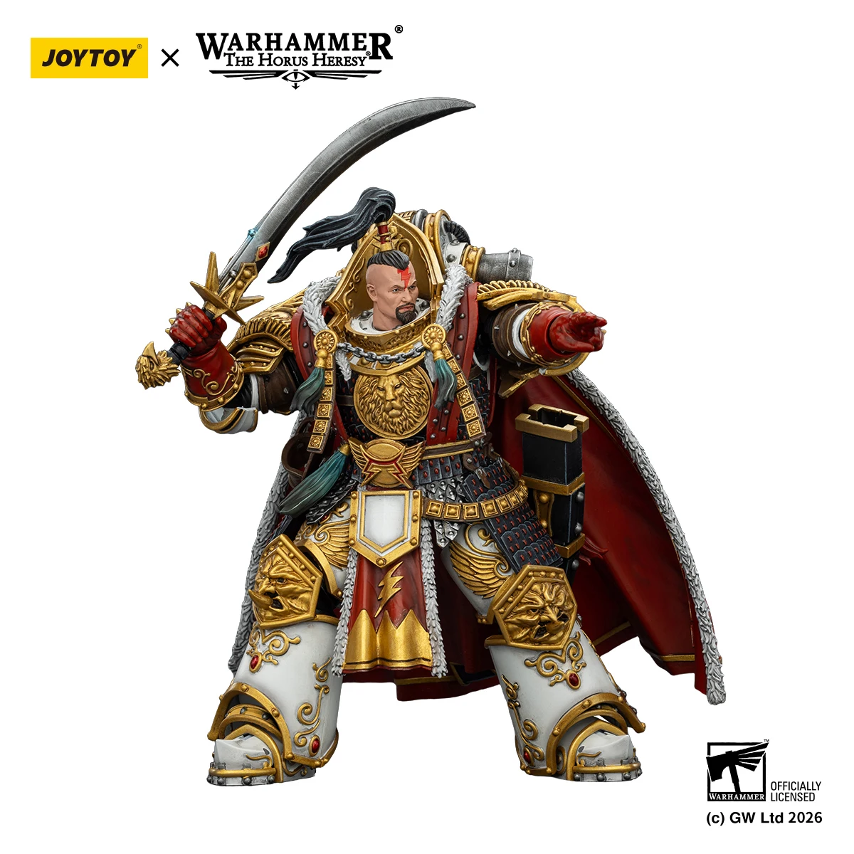 JOYTOY Warhammer 40K 1/18 White Scars Jaghatai Khan Primarch of the Vth Action Figure — view 4
