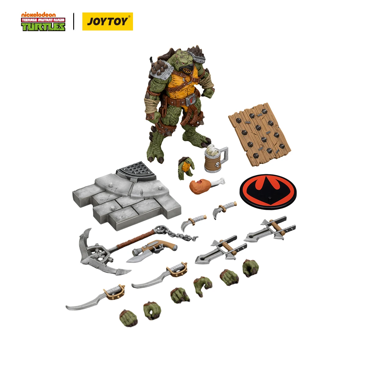 JOYTOY TMNT Slash, Tokka & Krang 1/18 Scale Action Figure Set — view 5
