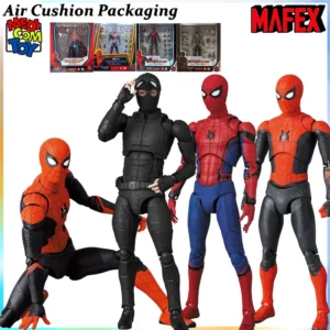 MEDICOM TOY Genuine MAFEX Series Spider-Man Upgrade The Battle Suit Peter Parker Ver.1.5 Superhero Action Figures Model Toys