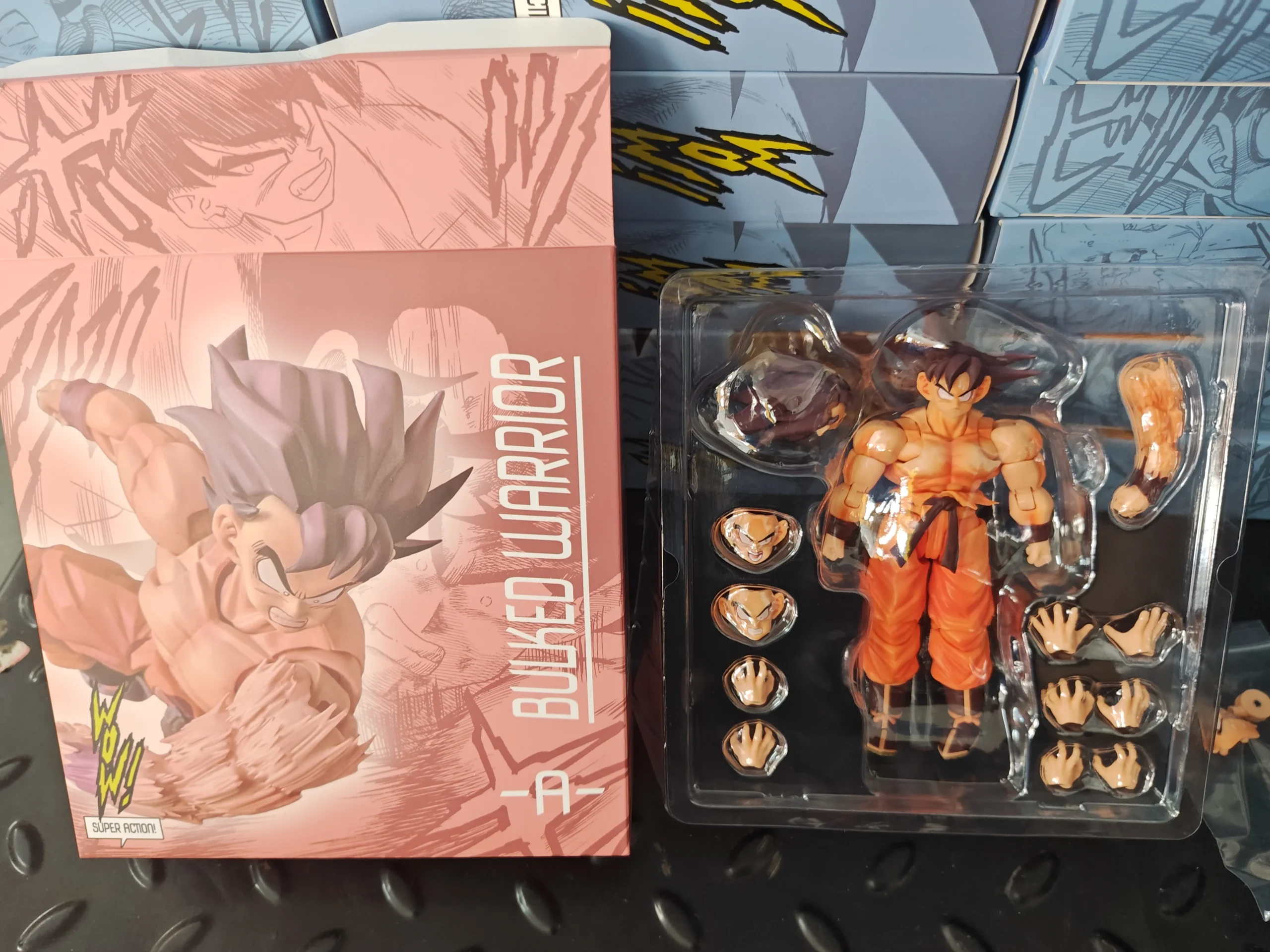 Hot Wow Super Action Studio 1/12 Dragon Ball Kaiouken Son Goku Collectible Figure — view 2