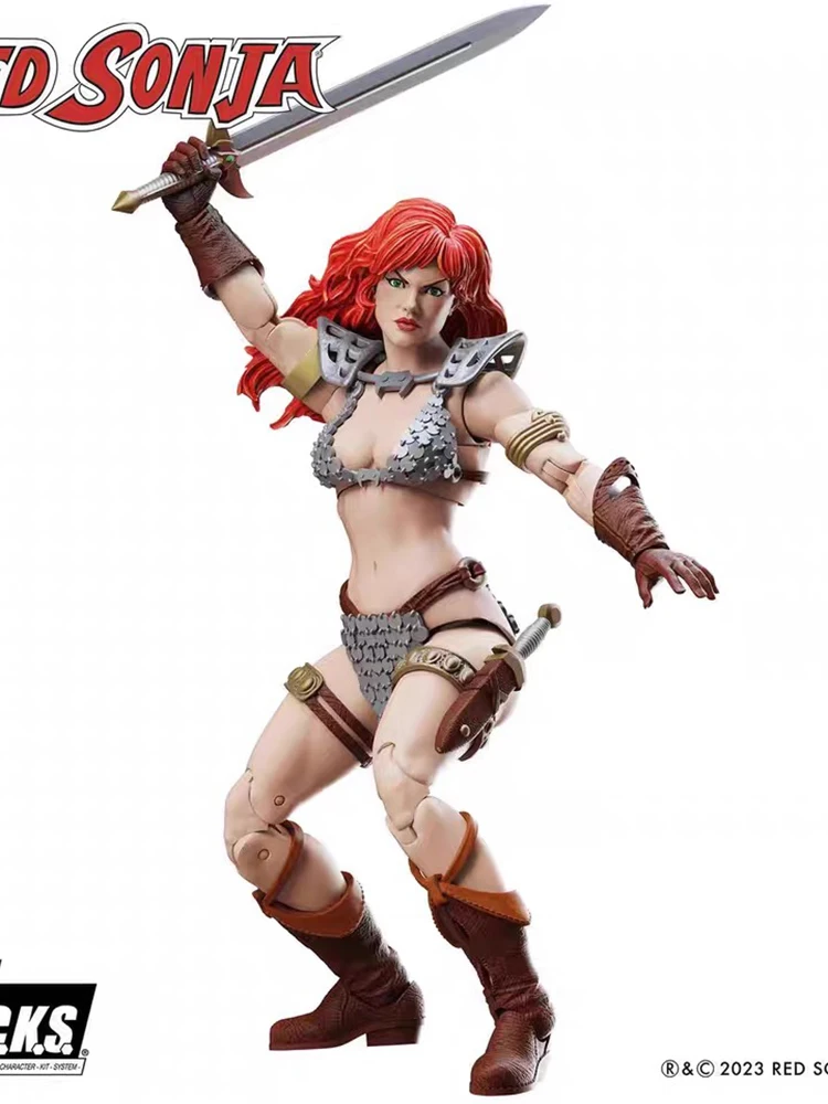 1/12 Scale Collectible Red Hair Sonja Movable Joint Body Design 6inch BOSS Action Figure — view 5