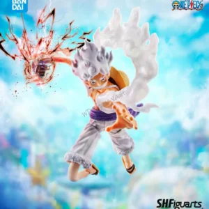 Bandai Tamashii Nations Limited S.H.Figuarts Monkey D. Luffy -Gear 5 Future Island Egghead Premium Collectible Model Gift