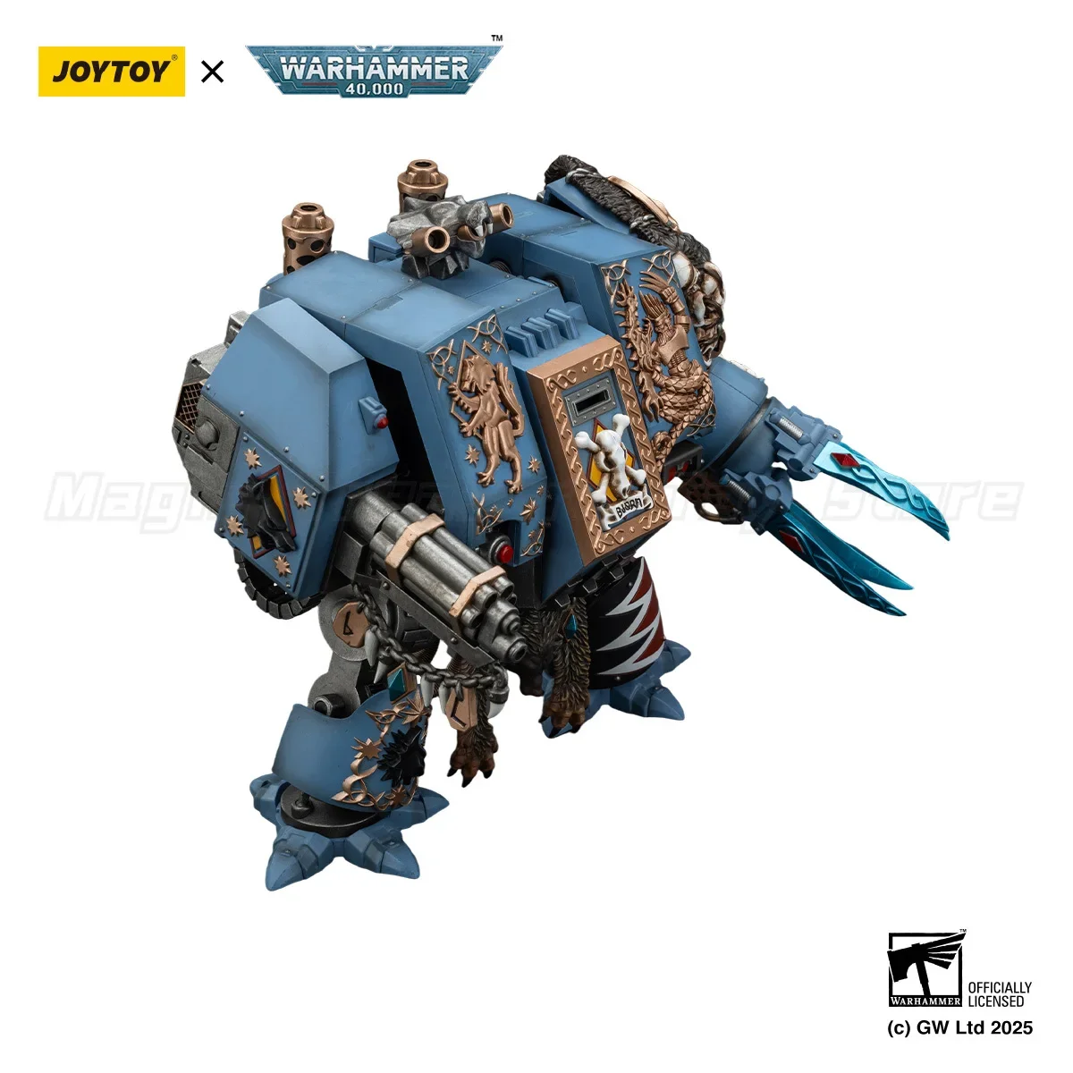 JOYTOY Warhammer 40K Space Wolf Brutal Bjorn Guochuang Mecha Anime Model 1/18 Action Figure — view 4
