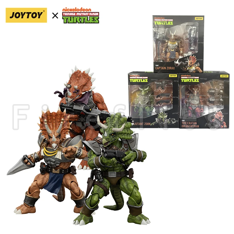 1/18 JOYTOY Turtles-Captain Zorax Adjutant Zork Triceraton Infantryman Casey Jone Anime Action Figure — view 7