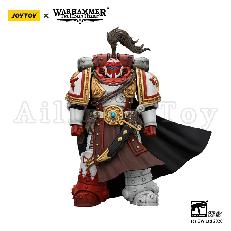 JOYTOY 1/18 the Horus Heresy White Scars Qin Xa Hibou Khan Contemptor Action Figure — view 4