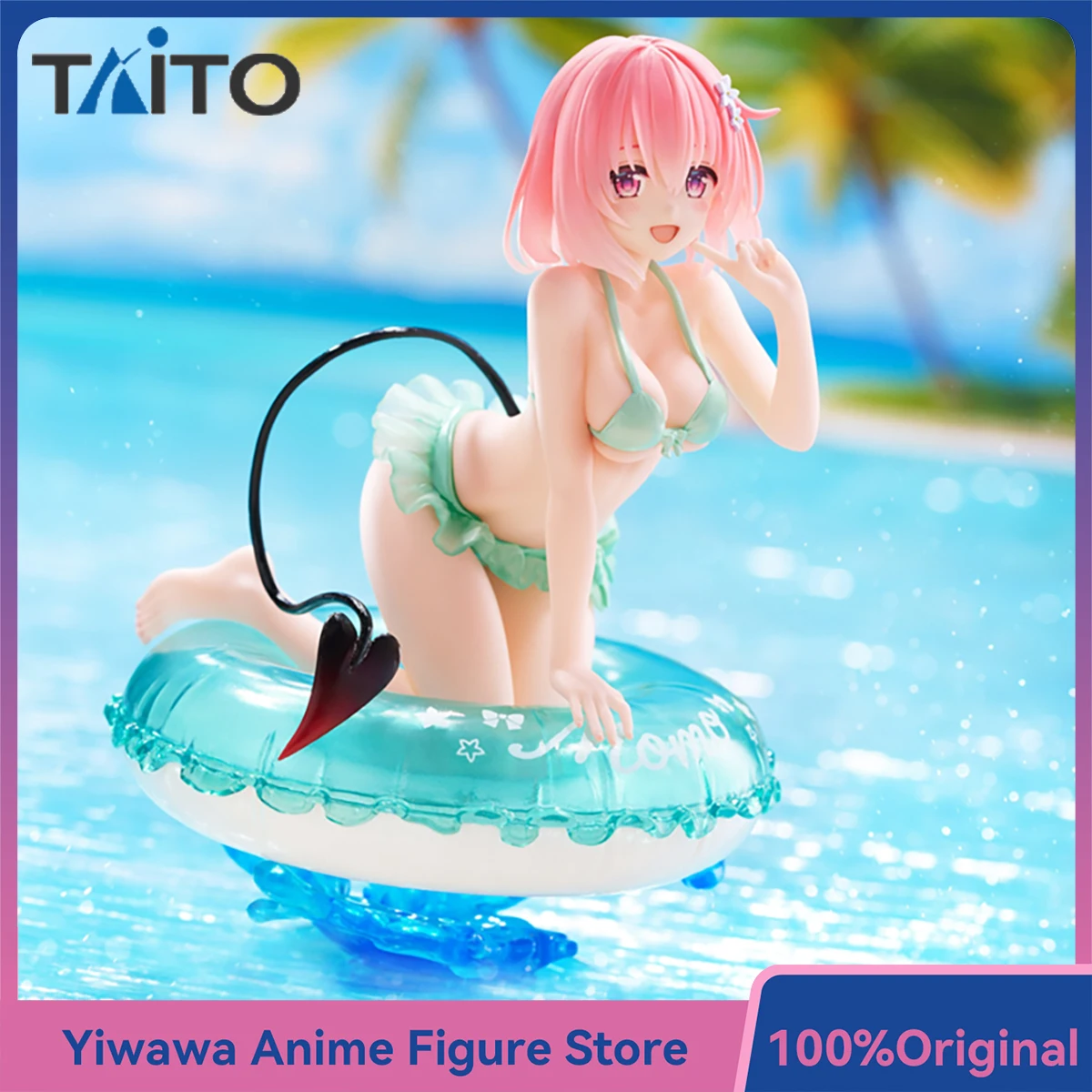 TAITO to LOVEru Darkness Momo Belia Deviluke Aqua Float Bishoujo Collectible Figure