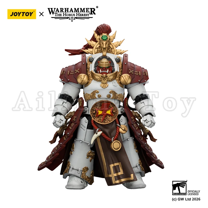 JOYTOY 1/18 the Horus Heresy White Scars Qin Xa Hibou Khan Contemptor Action Figure — view 3