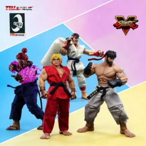 ICONIQ STUDIOS Street Fighter Action Figure - 1/6 Scale Articulated Collectible Figure for Boys - Ryu Akuma Ken Battle Edition