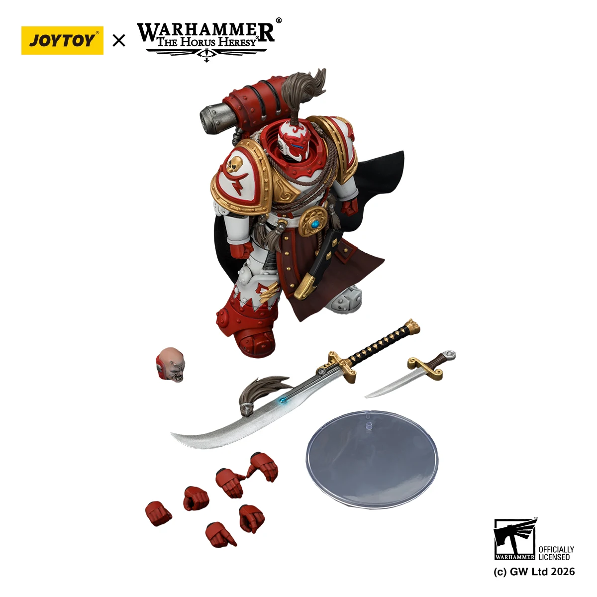JOYTOY Warhammer 40K White Scars Qin Xa 1/18 Figure Selection — view 5
