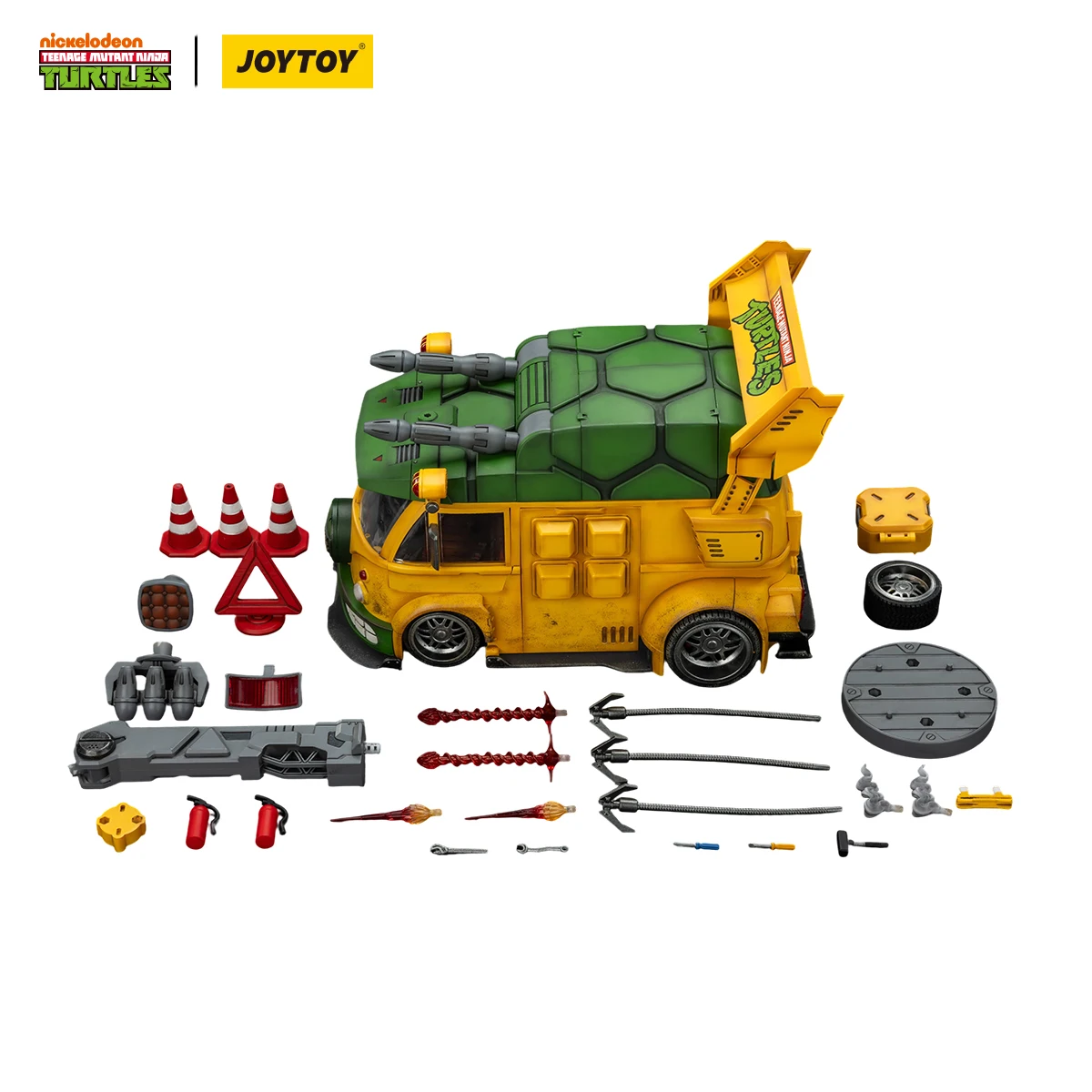 JOYTOY TMNT 1/18 TMNT-Turtle Van TMNT-Roadkill Rodney Action Figure — view 5