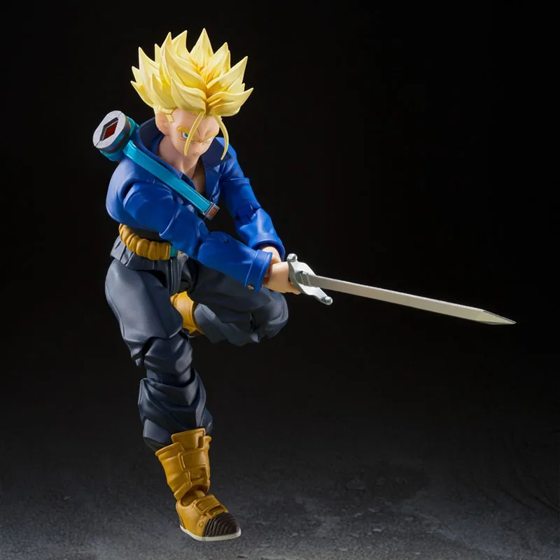 Bandai S.H.Figuarts Dragon Ball Z Super Saiyan Trunks Figure Set — view 5