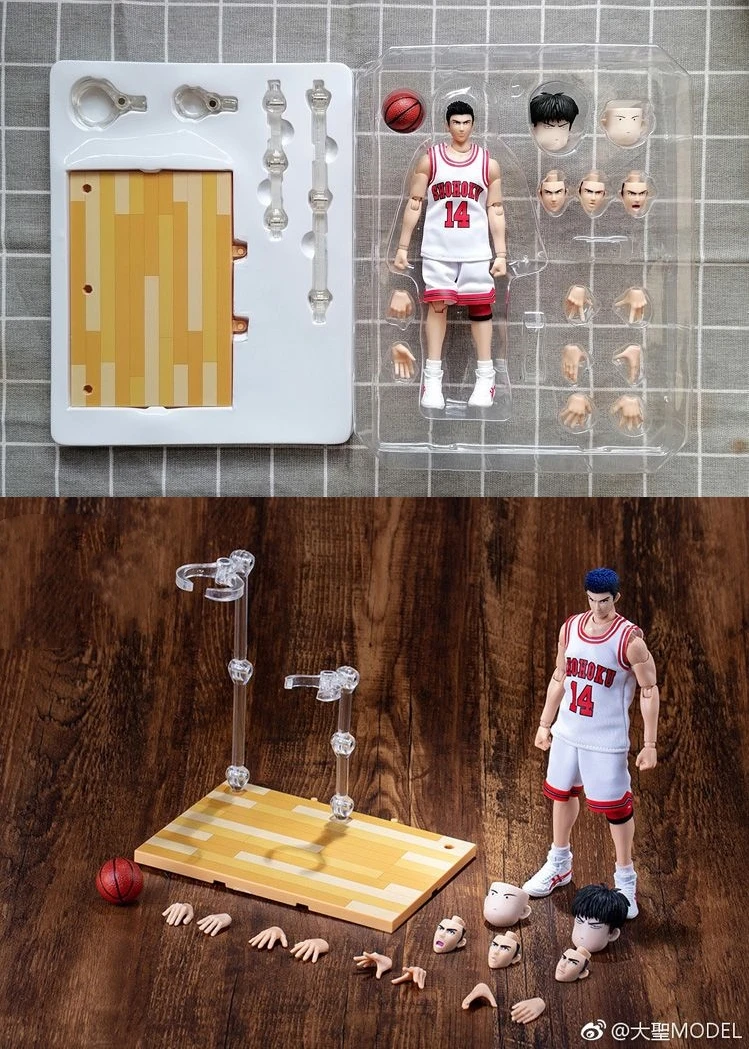 GREAT GT Dasin Play Basketball Sakuragi Mitsui Rukawa Ryota Kogure Ayako SENDOH Action Figure — view 8
