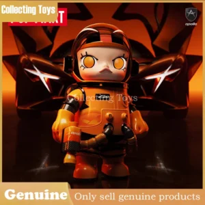Genuine Pop Mart Mega Space Molly  400% Apollo Evo Collectible Astronaut Figures Home Display Decor For Toy Art Collectors Dolls