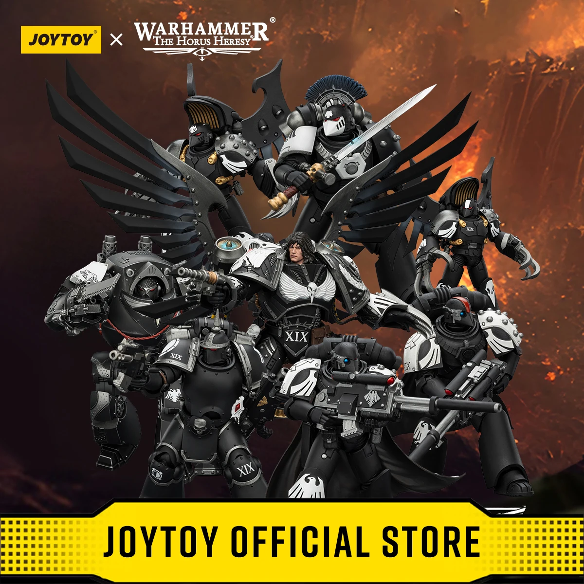 JOYTOY Warhammer "The Horus Heresy" 1/18 Raven Guard Corvus Corax, Primarch of Action Figure