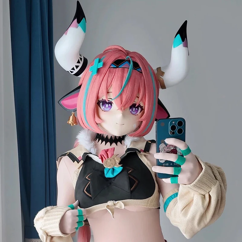 Anime Game Character Full Head Cosplay Kigurumi Mask — view 4