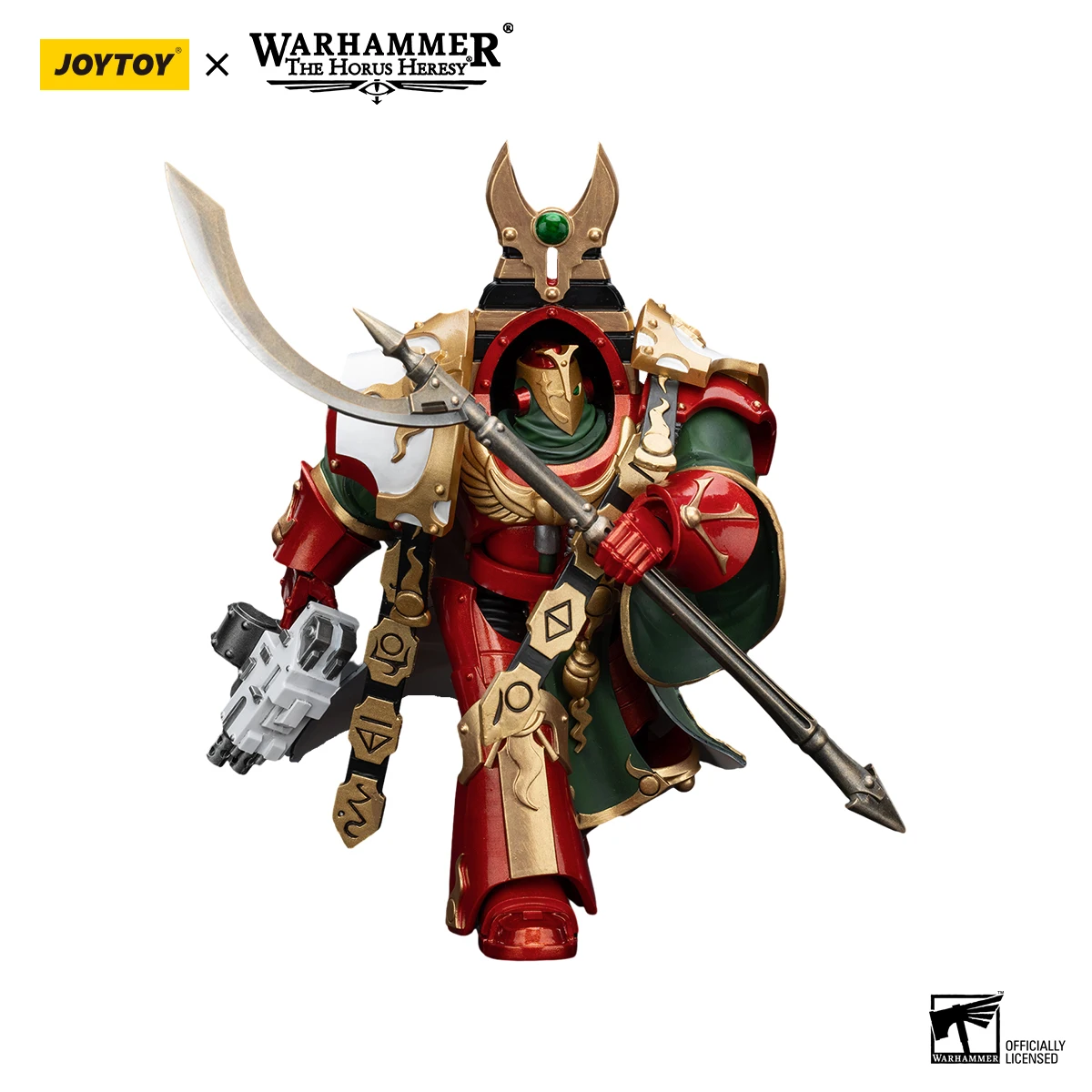 JOYTOY Warhammer 40k 1/18 14.3cm Thousand Sons Legion Praetor in Cataphractii Terminator Action Figure — view 5