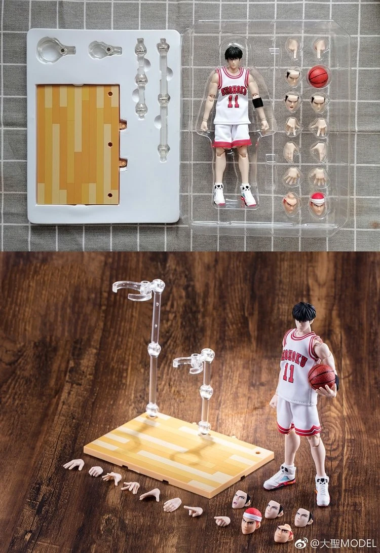 GREAT GT Dasin Play Basketball Sakuragi Mitsui Rukawa Ryota Kogure Ayako SENDOH Action Figure — view 6