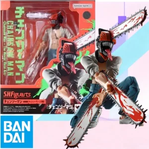 In Stock BANDAI Original Box S.H.Figuarts Chainsaw Man THE MOVIE REZE ARC SHF Action Figure Model Gift forKid Foam Box Packaging