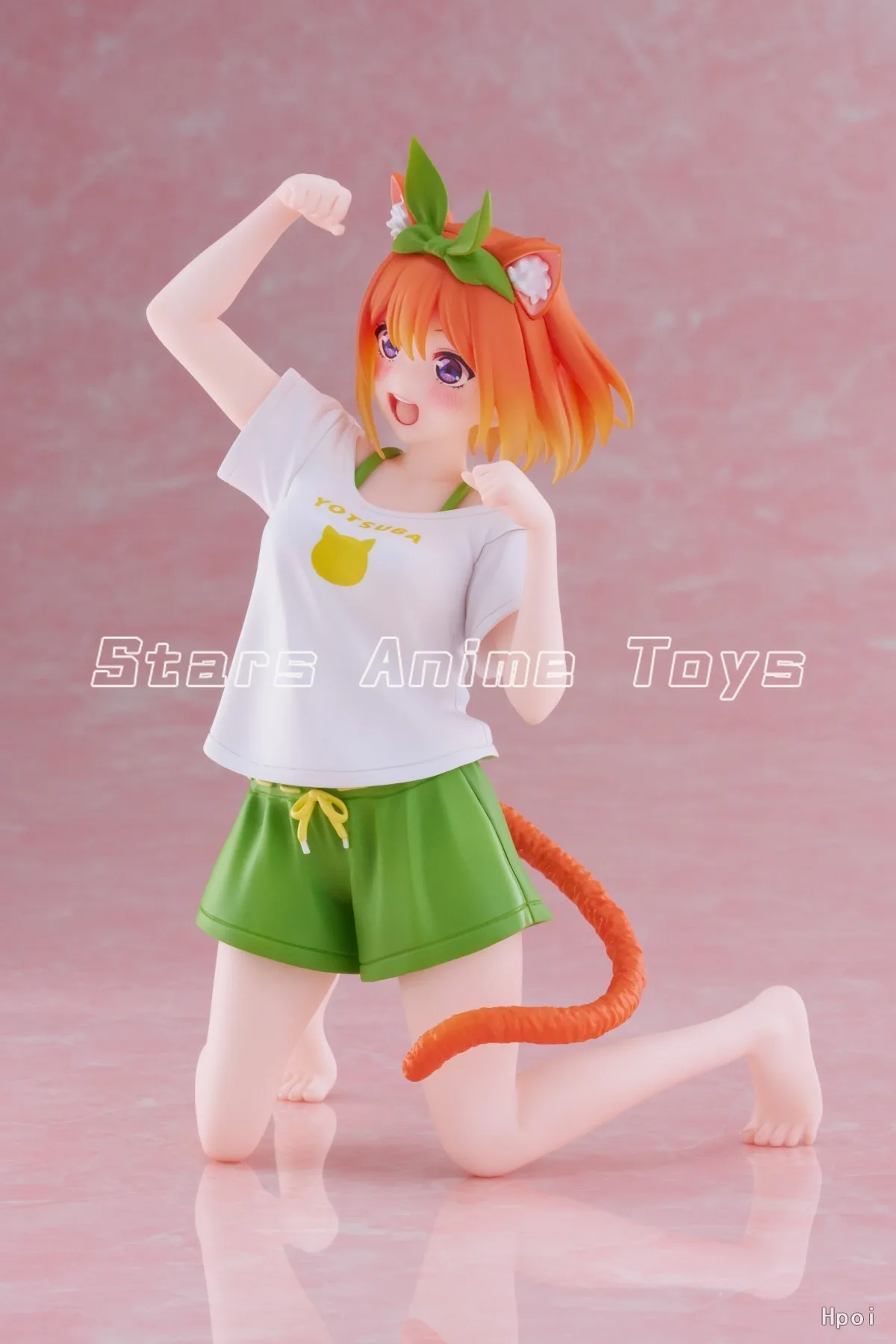 TAiTO Desktop the Quintessential Quintuplets Nakano Miku/Nakono Yotsuba/Nakano Itsuki Cat Homewear Collectible Figure — view 5