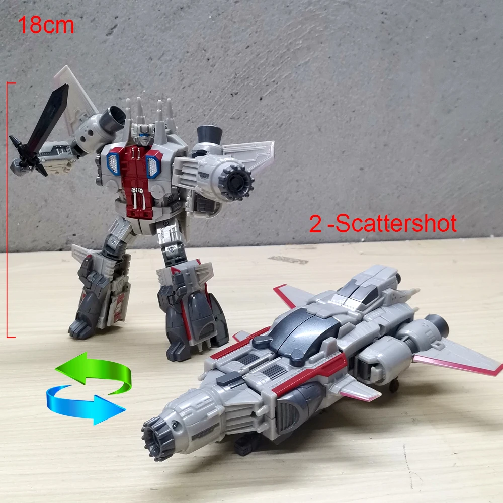 Transformation Computron Combiners 5IN1 G1 Scattershot Nosecone Strafe Afterburner Deformed Robot Anime Action Figure — view 8