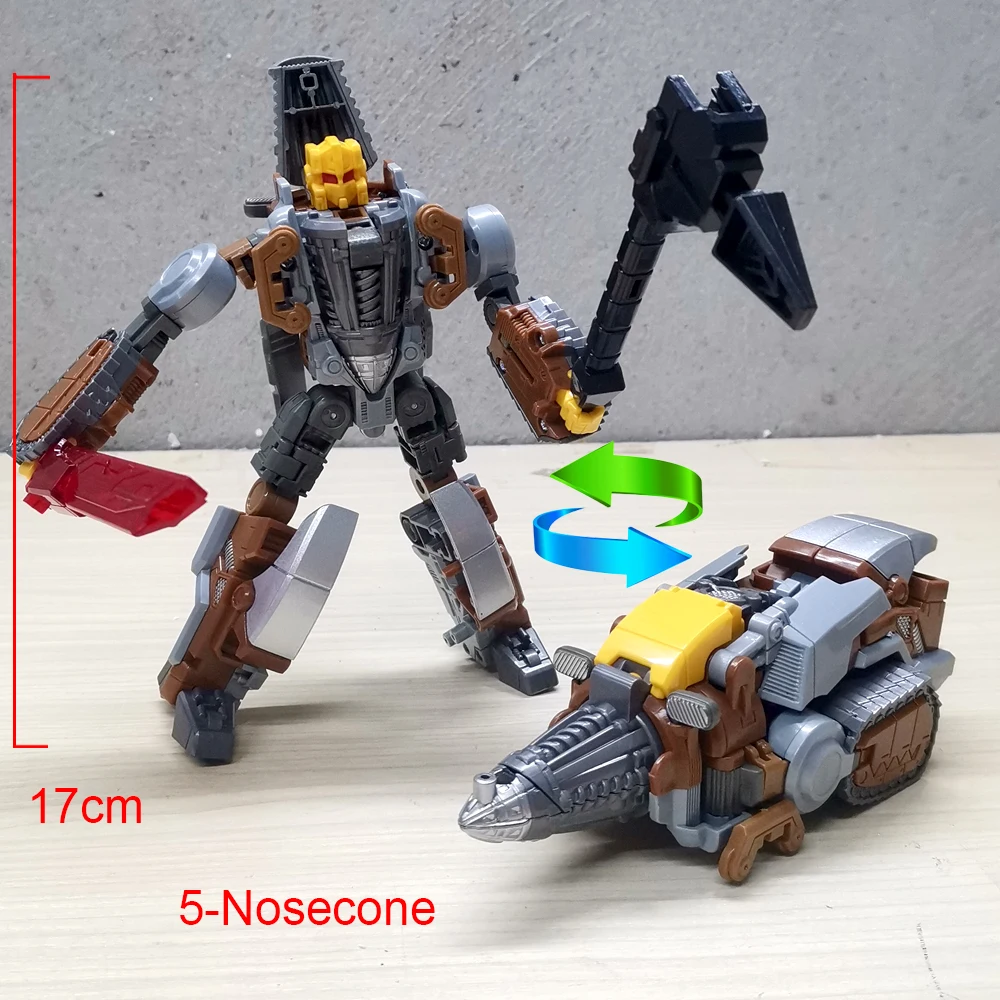 Transformation Computron Combiners 5IN1 G1 Scattershot Nosecone Strafe Afterburner Deformed Robot Anime Action Figure — view 10