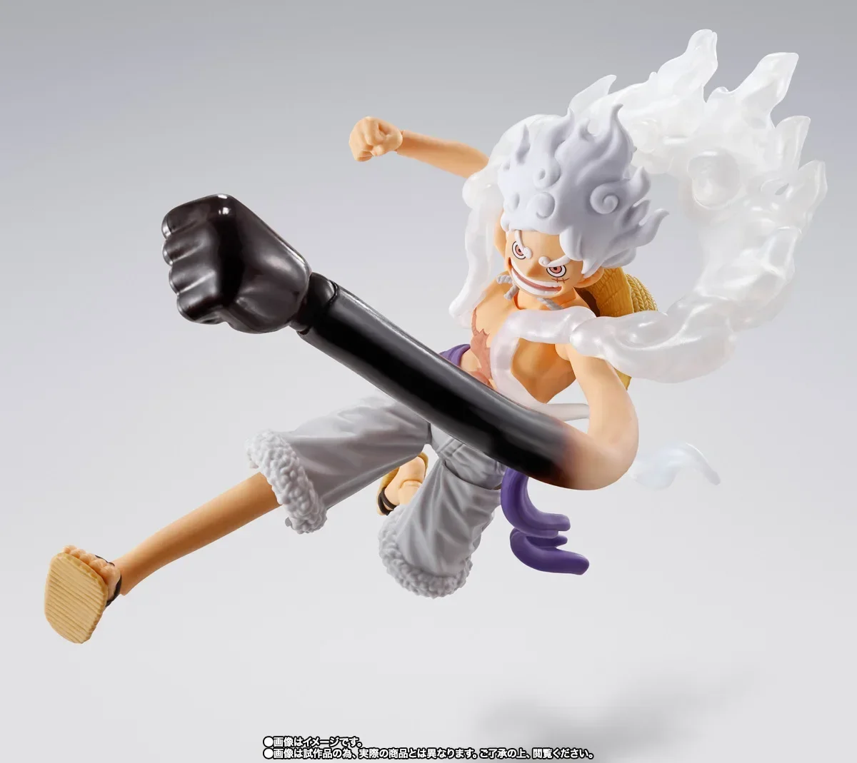 In StockOriginal BANDAI One Piece S.H.Figuarts Monkey D. Luffy Gear 5 Action Figure — view 3