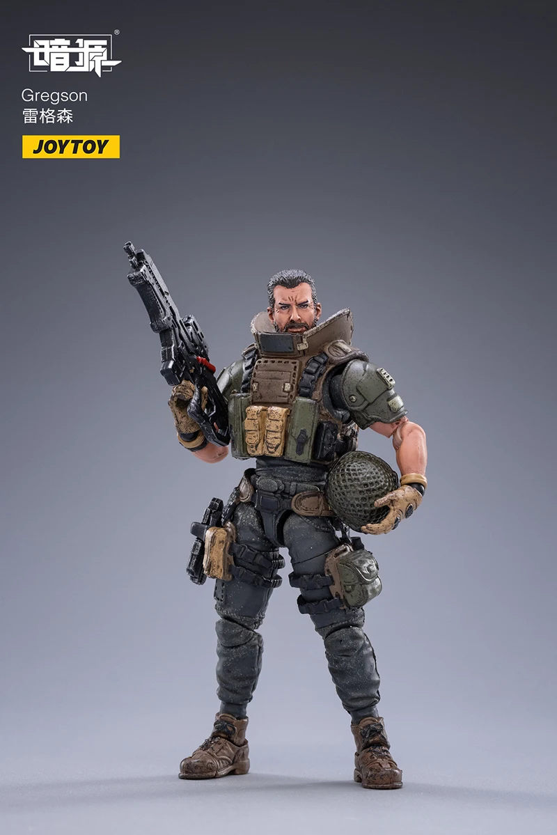 JOYTOY 1/18 Dark Source Characters Trio Soldiers Anime Figurines Military Model for Collectible Figure — view 3