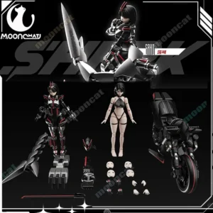 In Stock Figure Club Warrior Goddess Shako & Motorcycle Articulated Mecha Girl Domestic-Created Model Kit Action Figure Toy